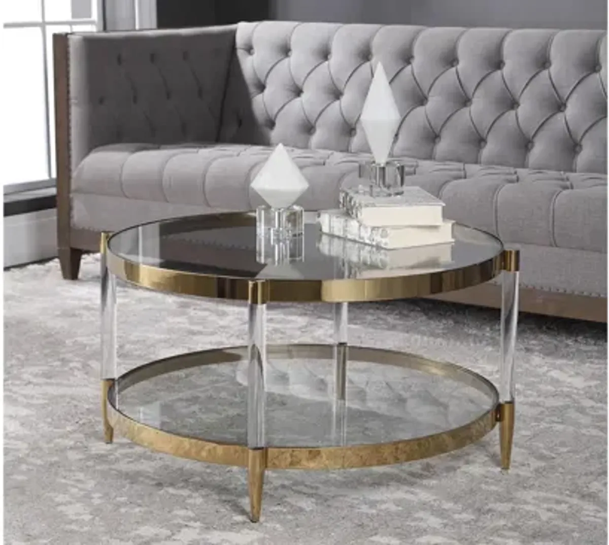 Kingfield Glass Coffee Table