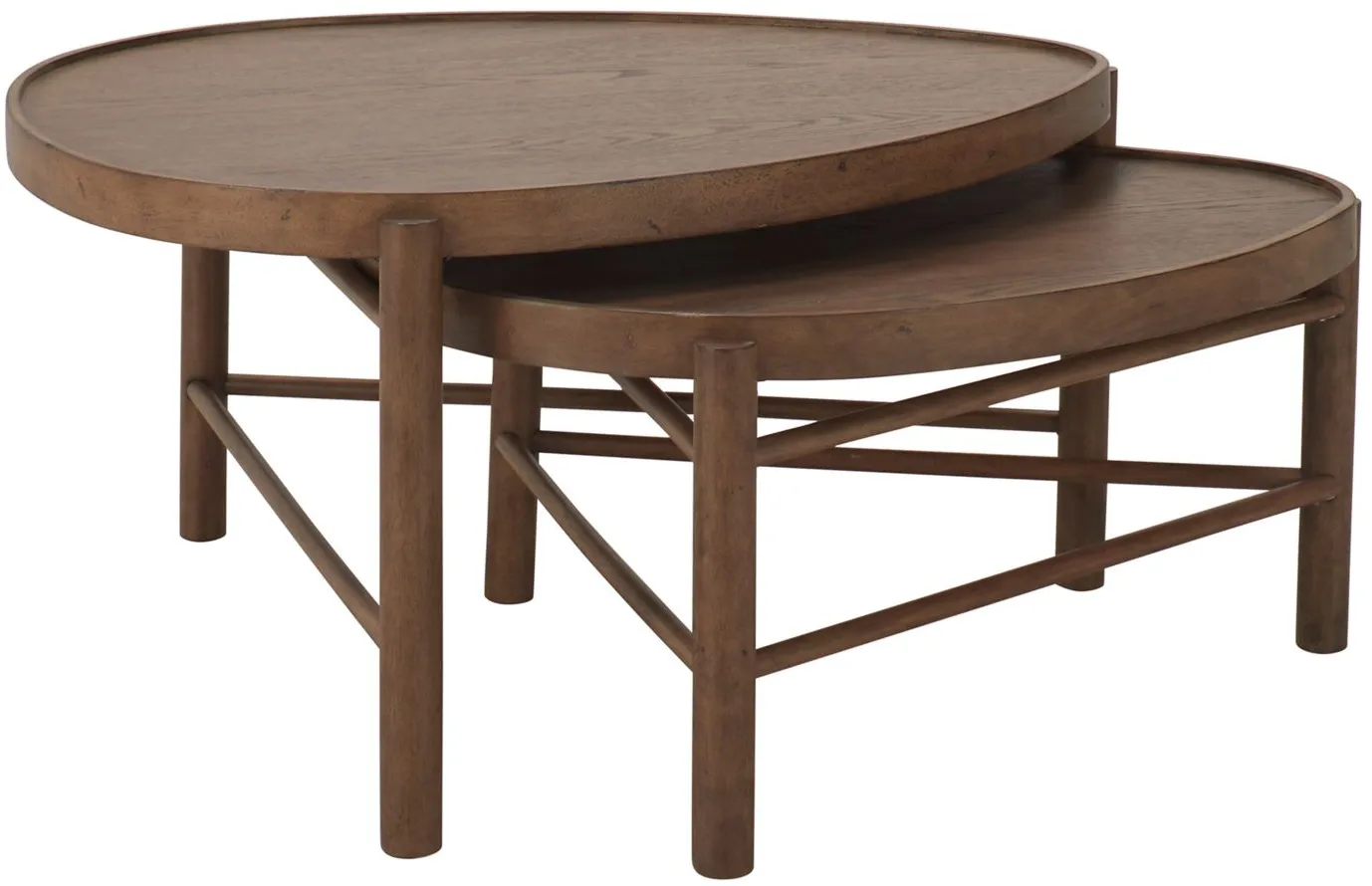 Vern Nesting Cocktail Table in Honey by Magnussen Home