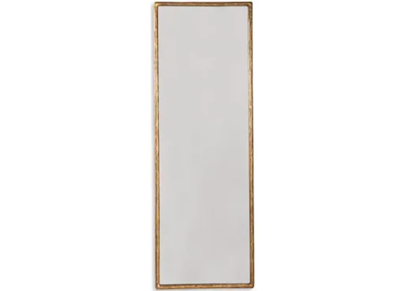 Ryandale Floor Mirror in Antique Brass Finish by Ashley Furniture