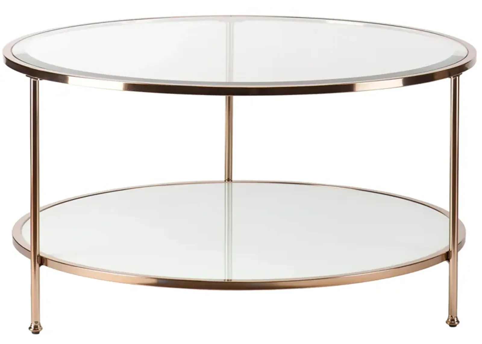 Ackerly Round Cocktail Table in Gold by SEI Furniture