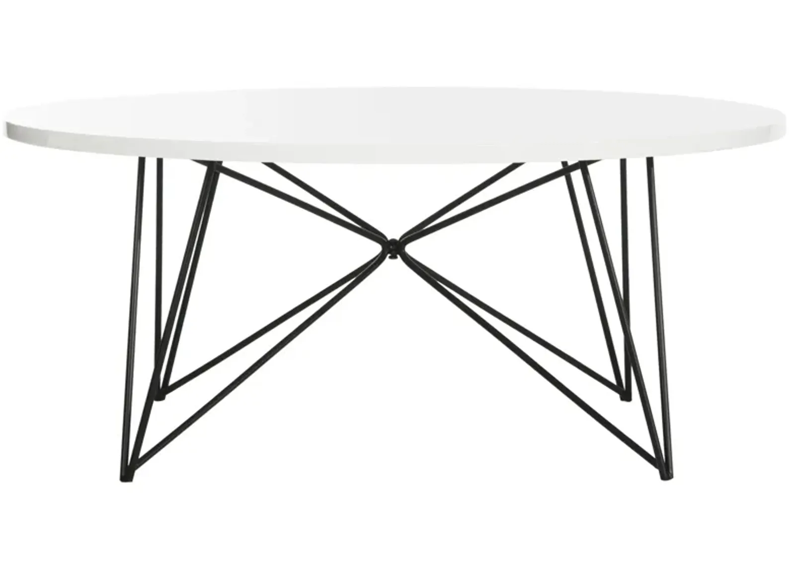 Alec Coffee Table in White by Safavieh