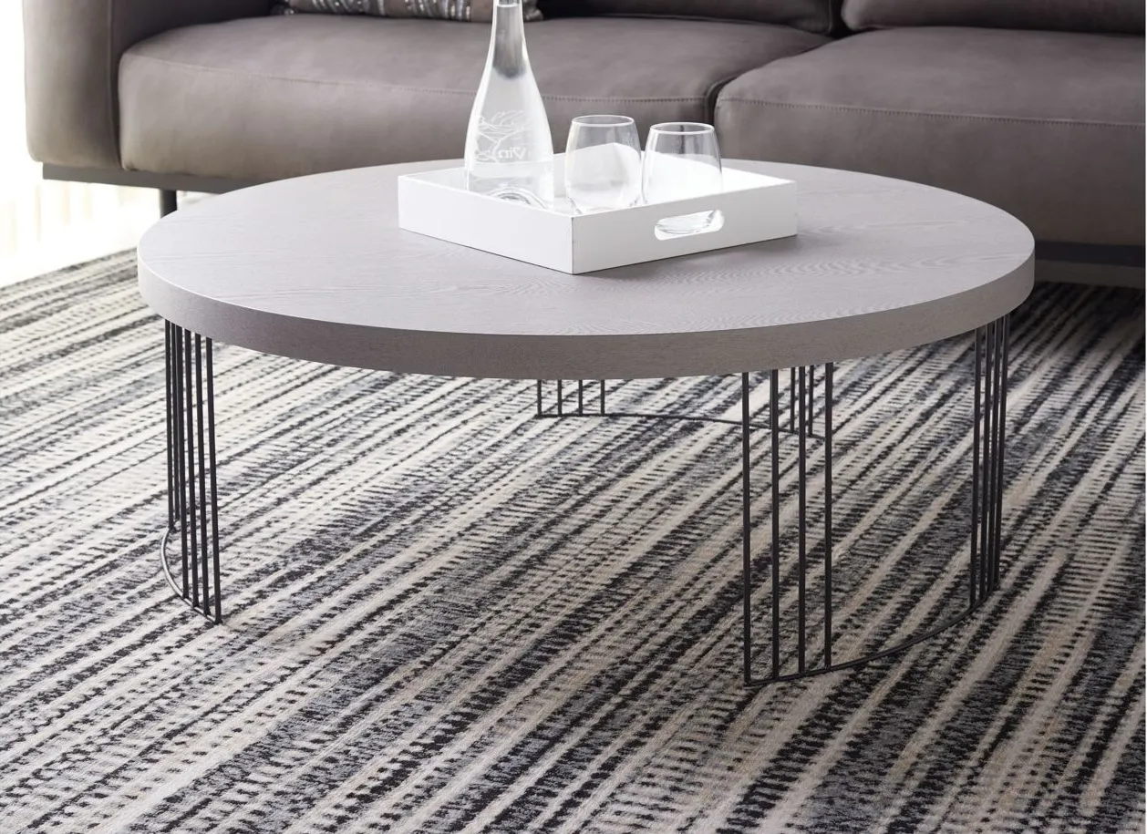 Angie Coffee Table in Gray by Safavieh