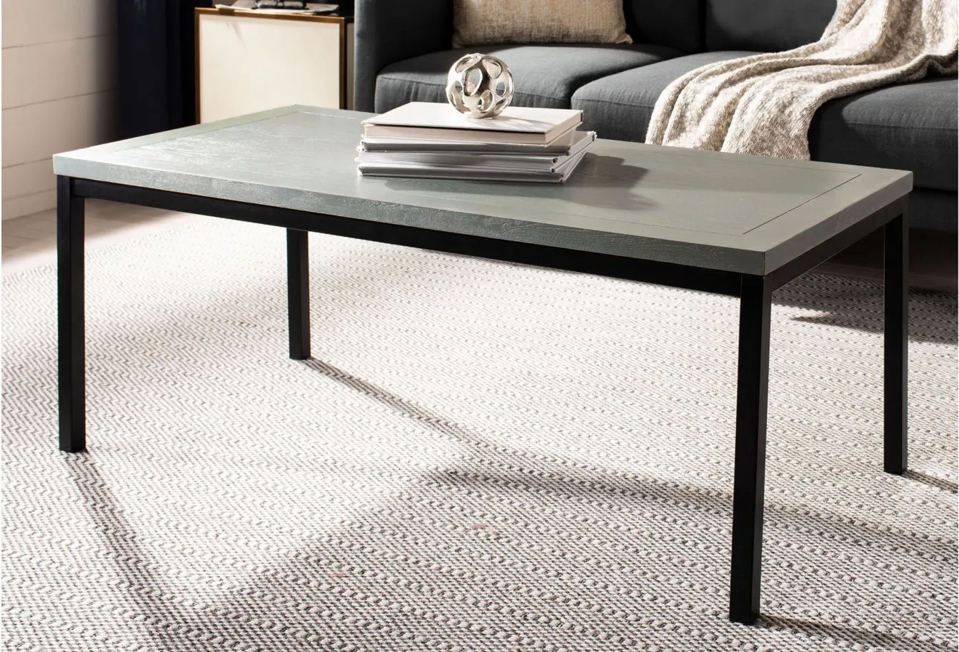 Antwan Coffee Table in Ash Gray by Safavieh