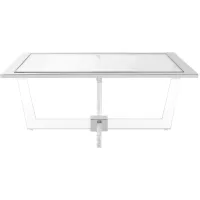 Bexon Coffee Table in Silver by Safavieh