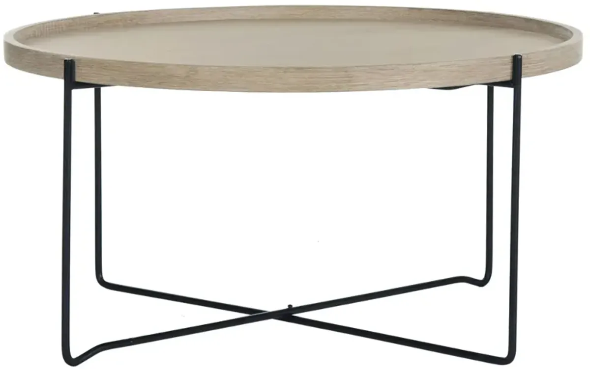 Boris Coffee Table in Light Gray by Safavieh