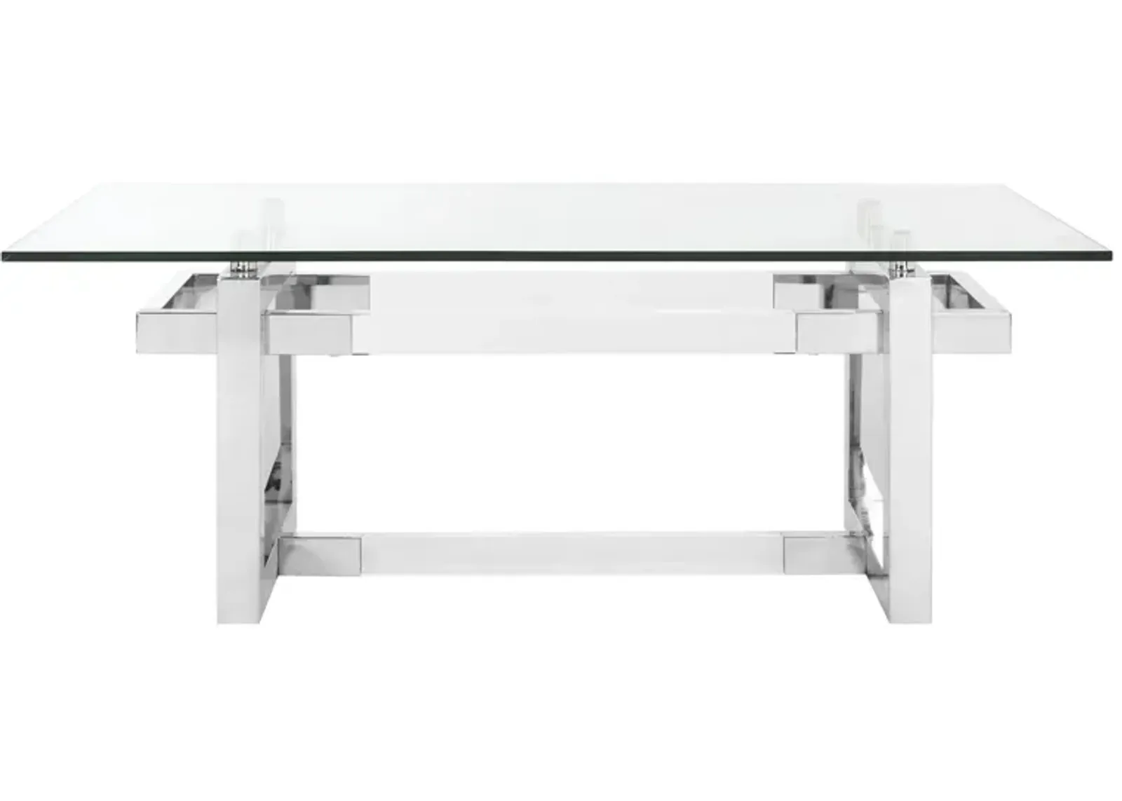 Carsten Coffee Table in Silver by Safavieh