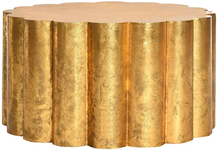 Charleston Coffee Table in Gold by Safavieh