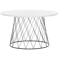 Darryl Coffee Table in White by Safavieh