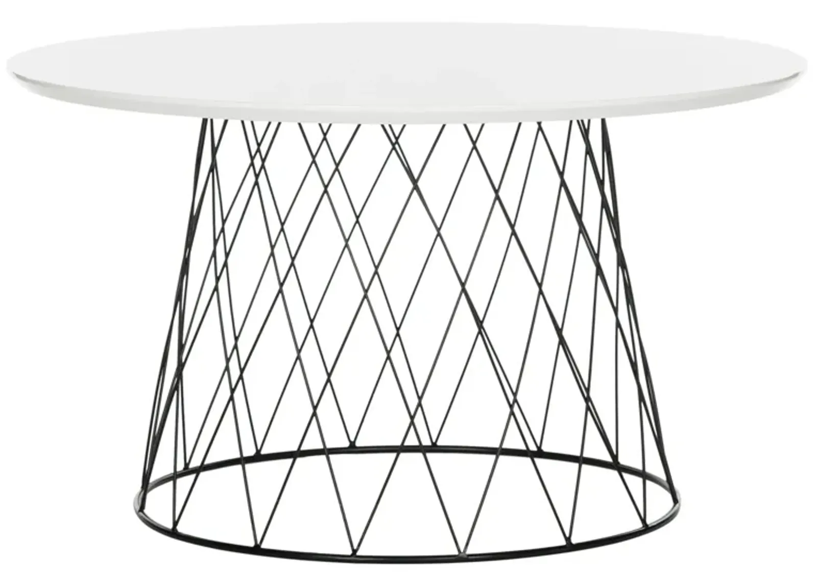 Darryl Coffee Table in White by Safavieh