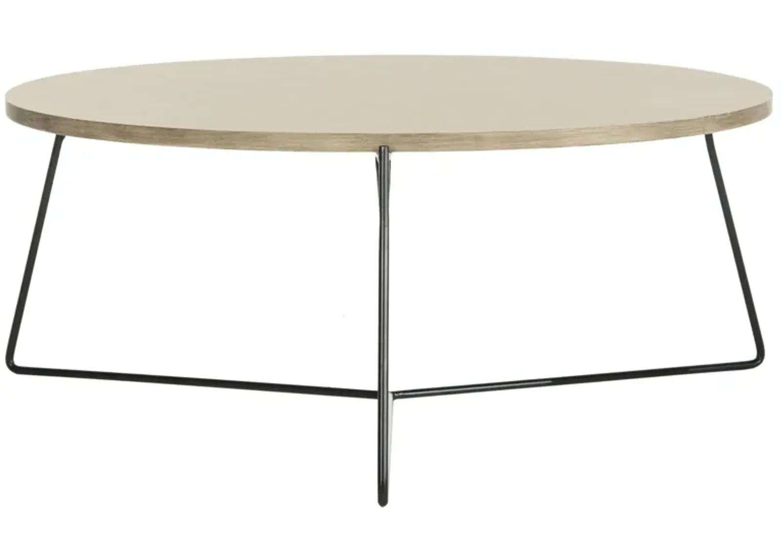 Dennis Coffee Table in Light Brown by Safavieh