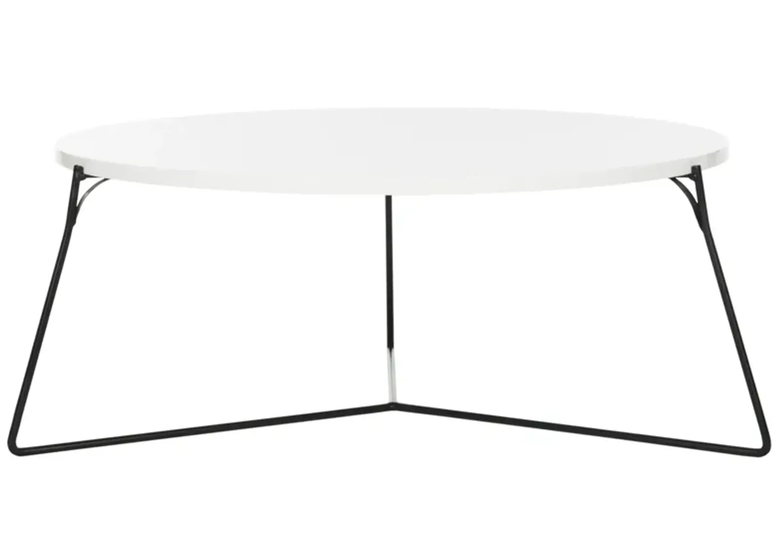 Dennis Coffee Table in White by Safavieh