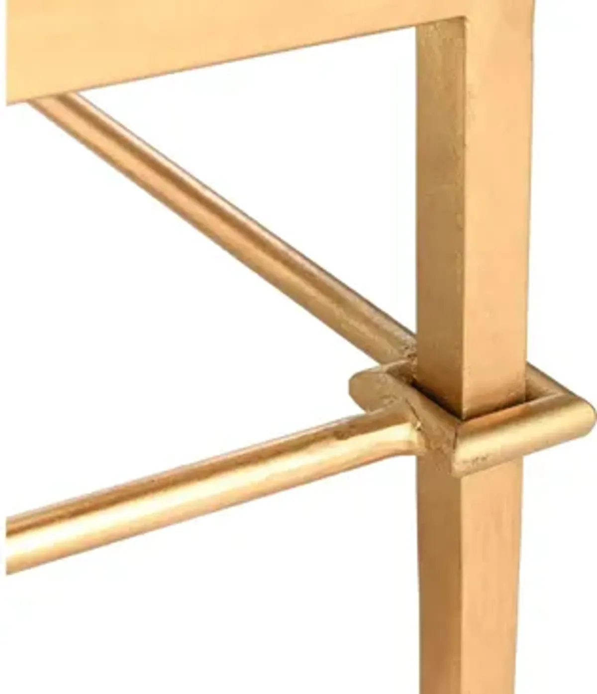 Devin Gold Leaf Glass Cocktail Table