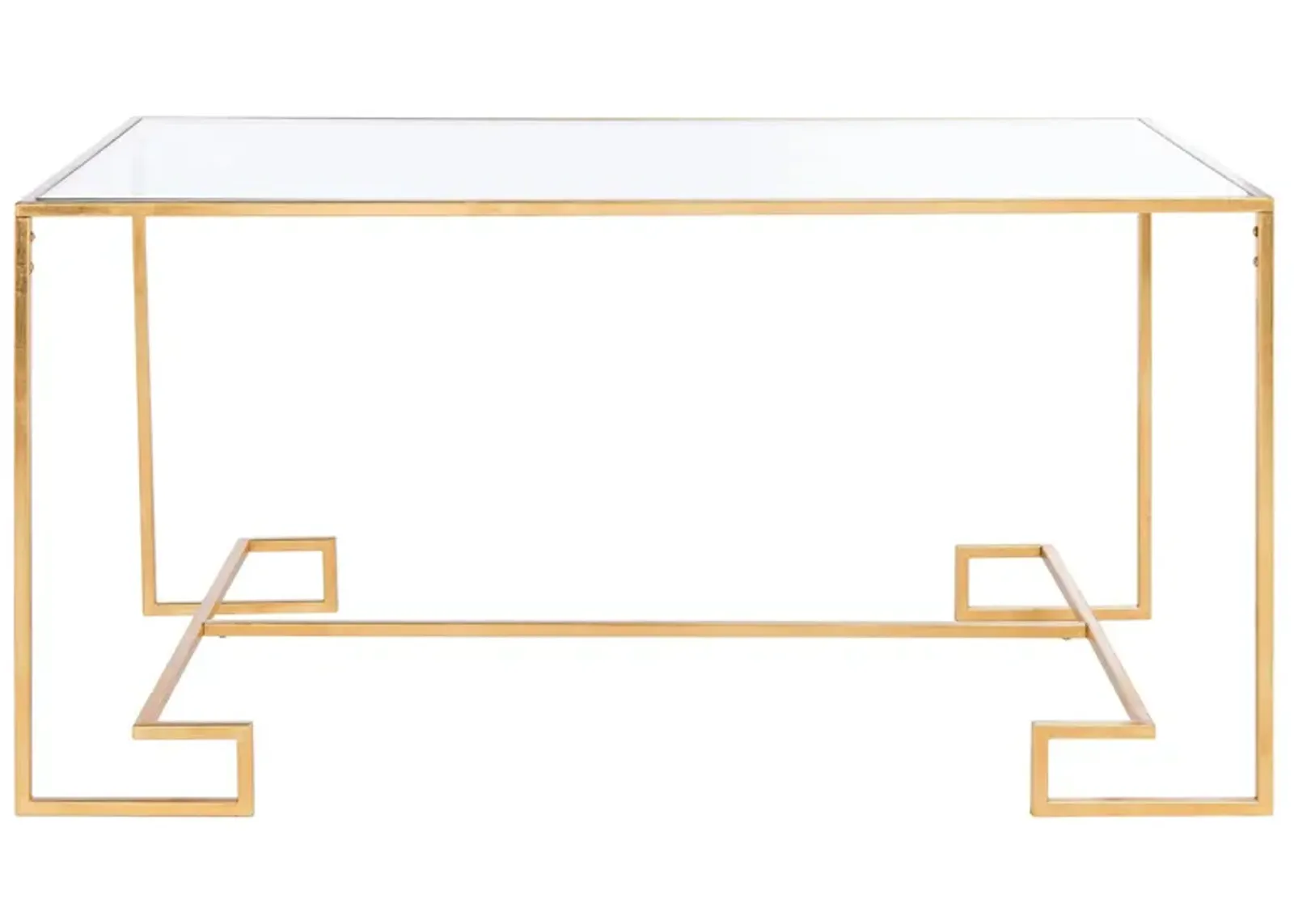 Edmund Coffee Table in Gold by Safavieh