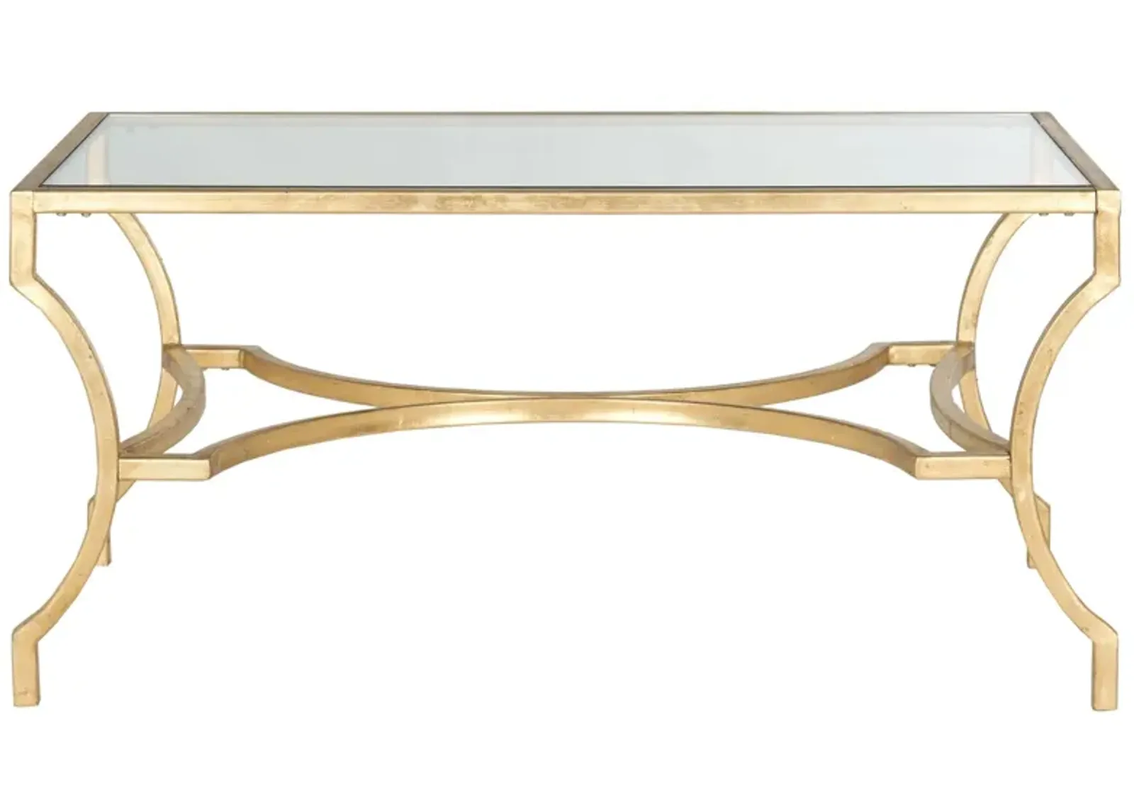 Ellie Coffee Table in Gold by Safavieh