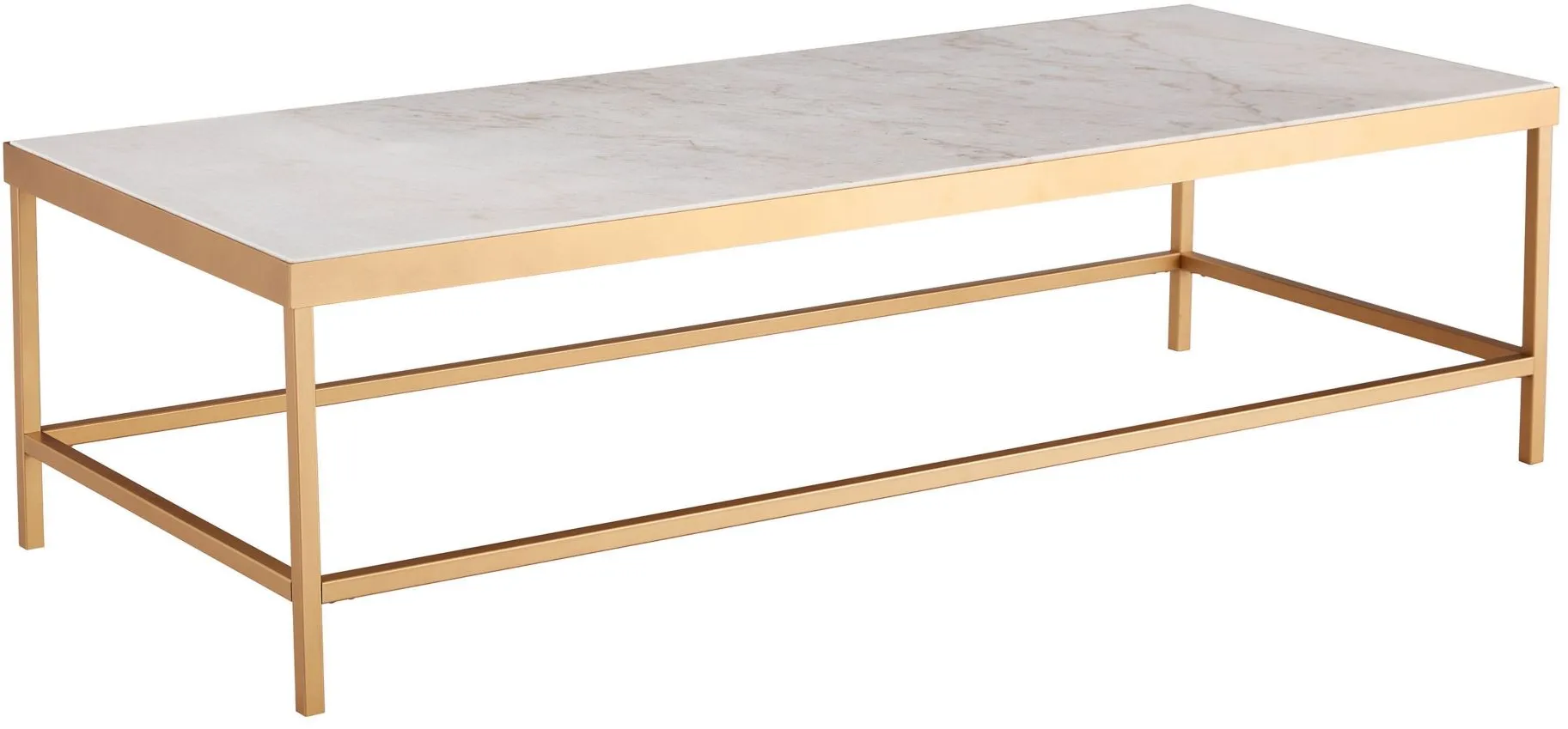 Ida Rectangle Marble Coffee Table