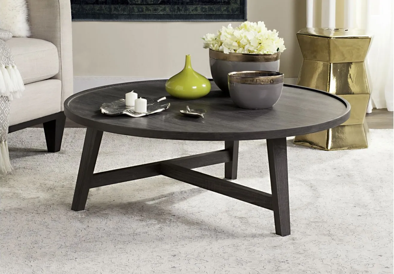 Jackson Coffee Table in Dark Gray by Safavieh