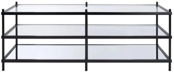 Keelin Glass And Mirror Coffee Table