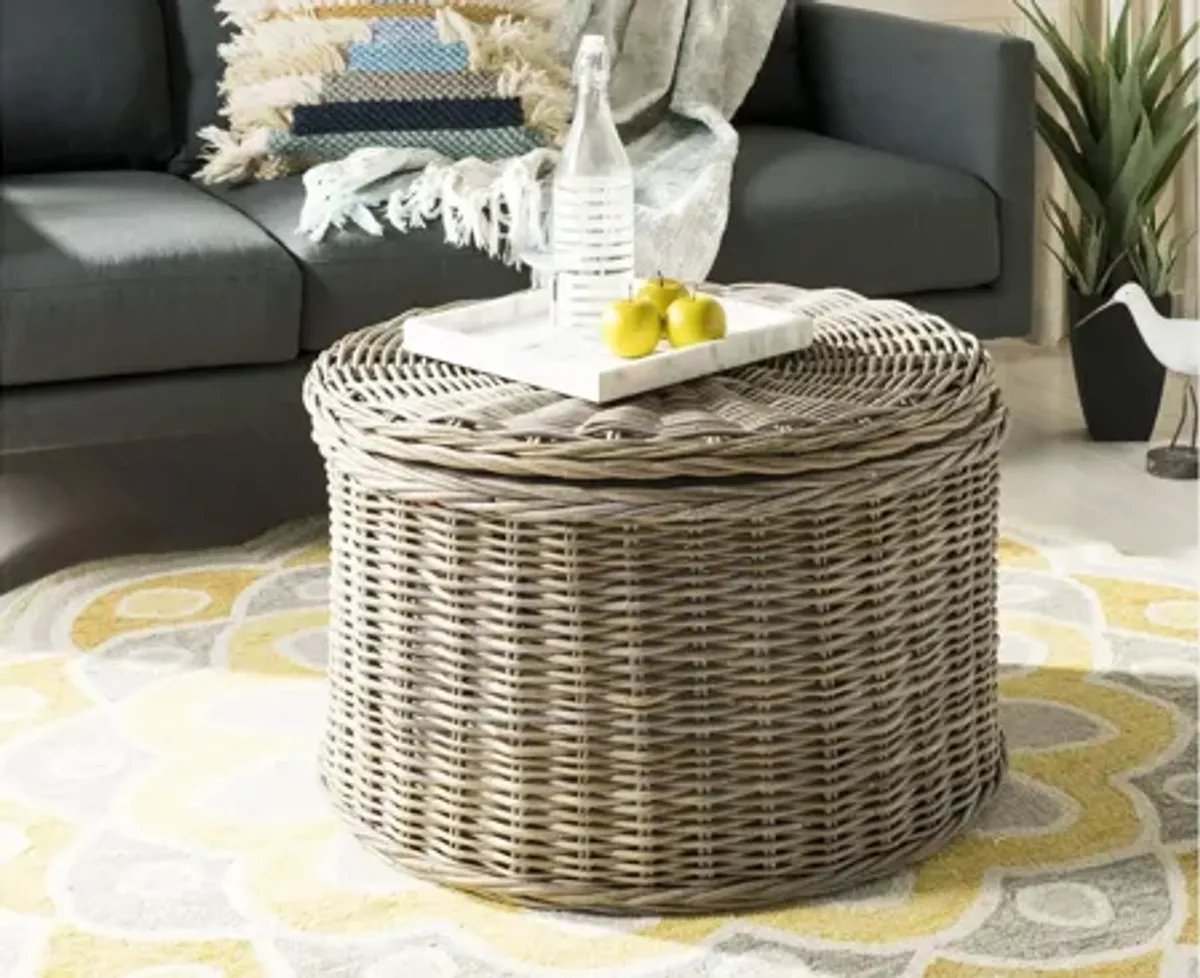 Klarysa Wicker Storage Coffee Table