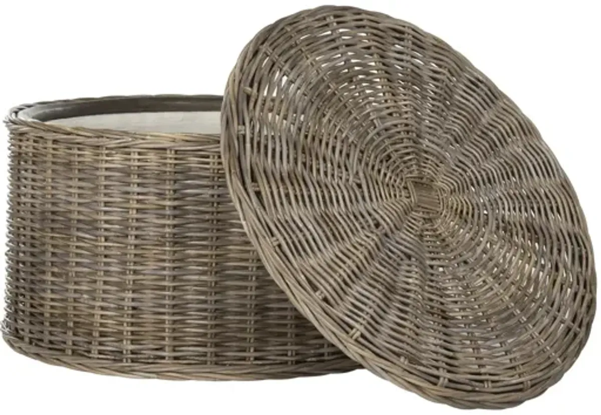 Klarysa Wicker Storage Coffee Table