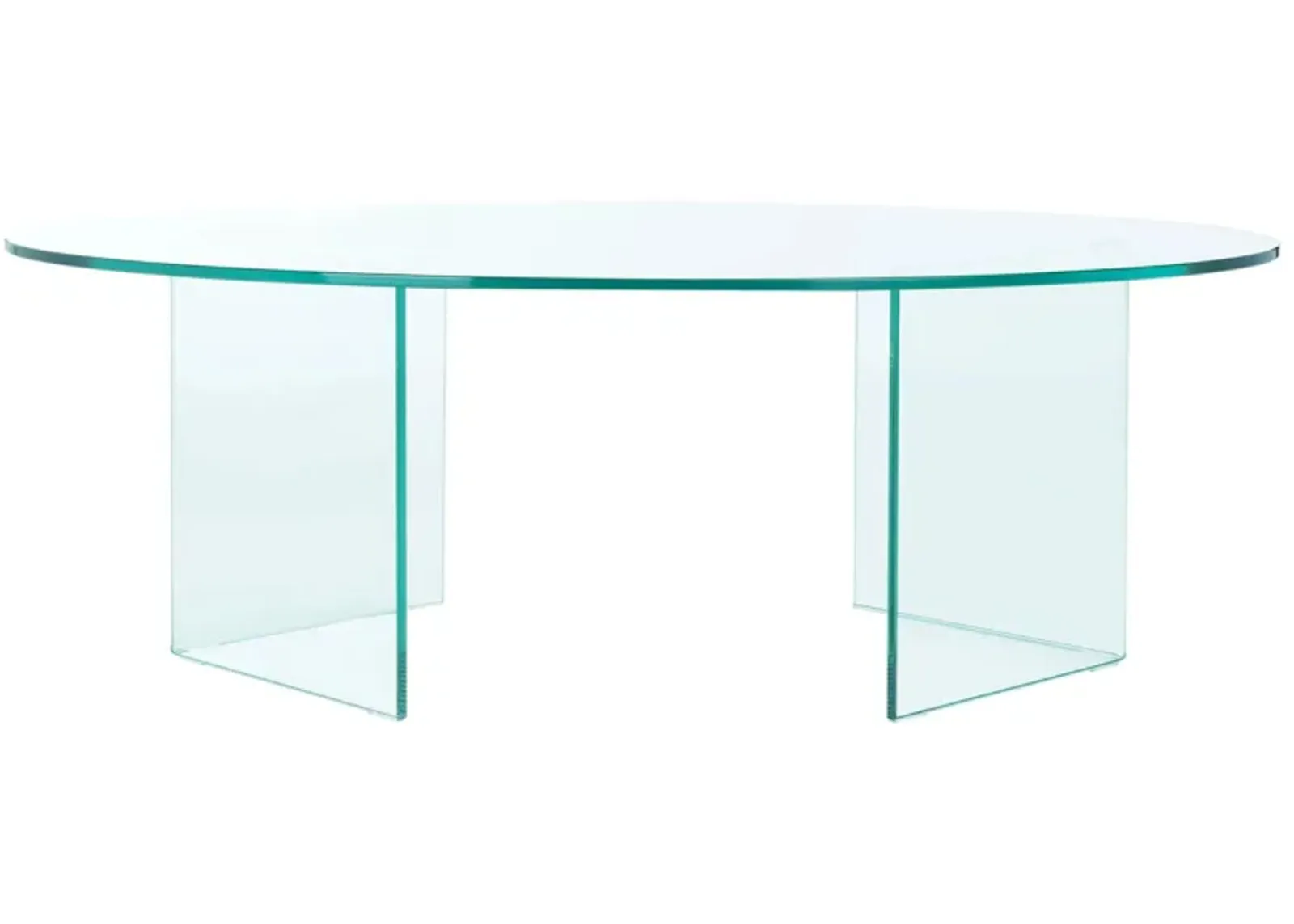 Kobutsu Tempered Glass Coffee Table in Clear by Safavieh