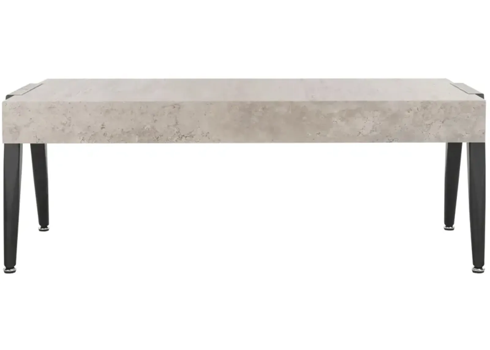 Levinson Rectangular Coffee Table in Light Gray by Safavieh