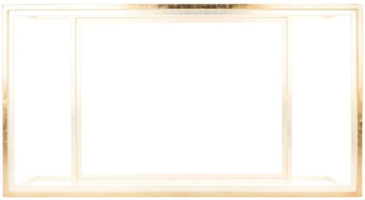 Liann Rectangle Gold Leaf Coffee Table