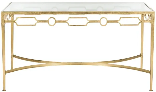 Lillia Gold Leaf Coffee Table