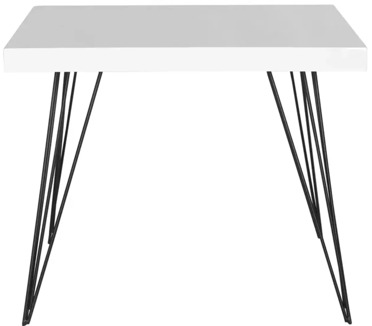 Louisa Square Coffee Table in White by Safavieh