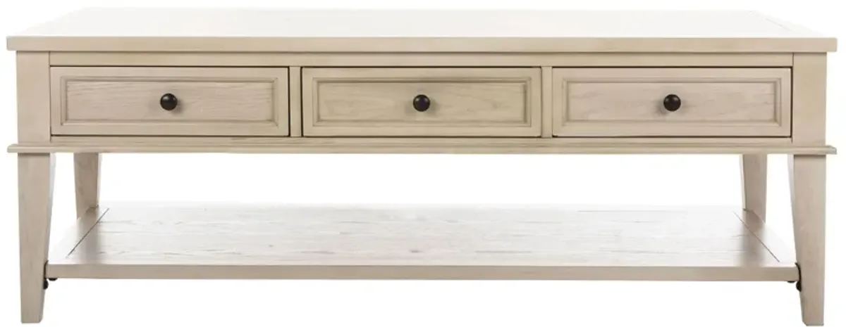 Lucille Coffee Table With Storage Drawers