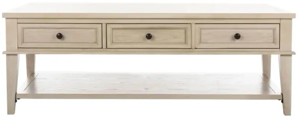 Lucille Coffee Table With Storage Drawers