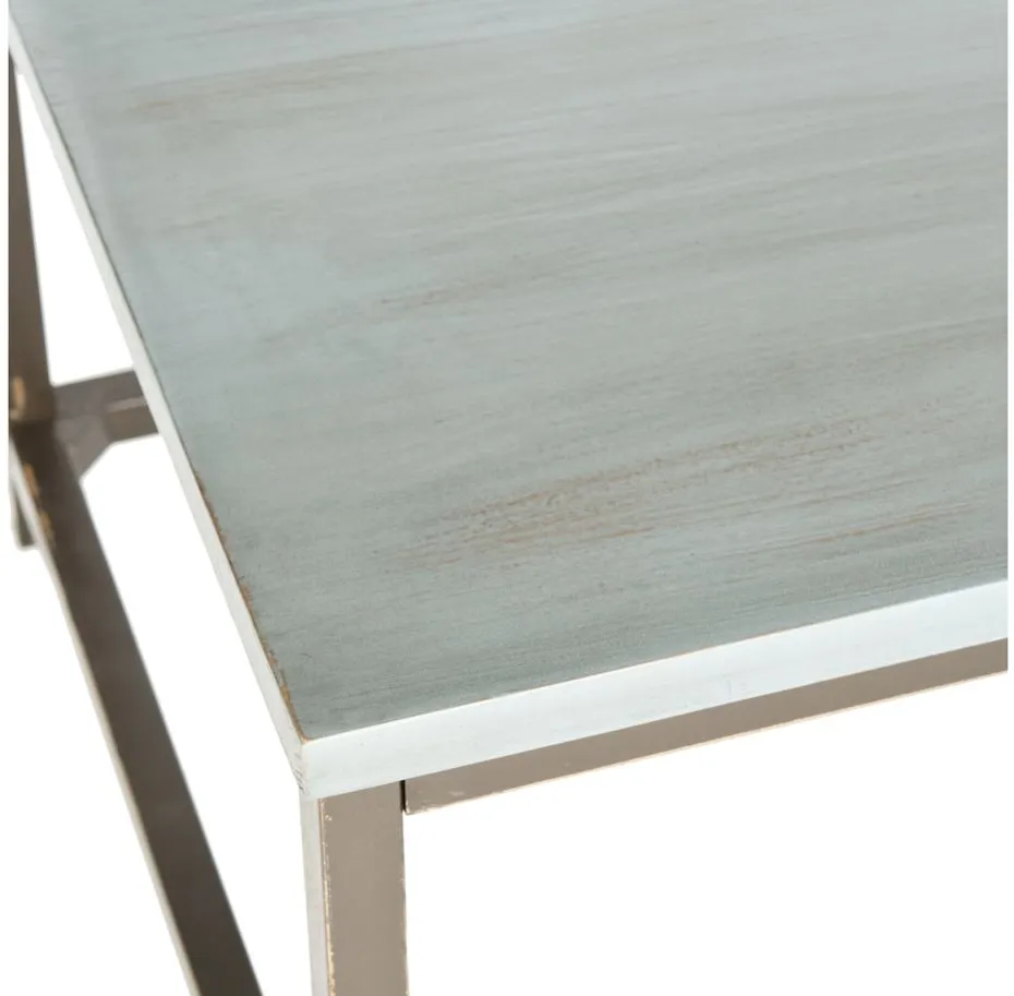 Maurice Coffee Table in Barn Blue by Safavieh