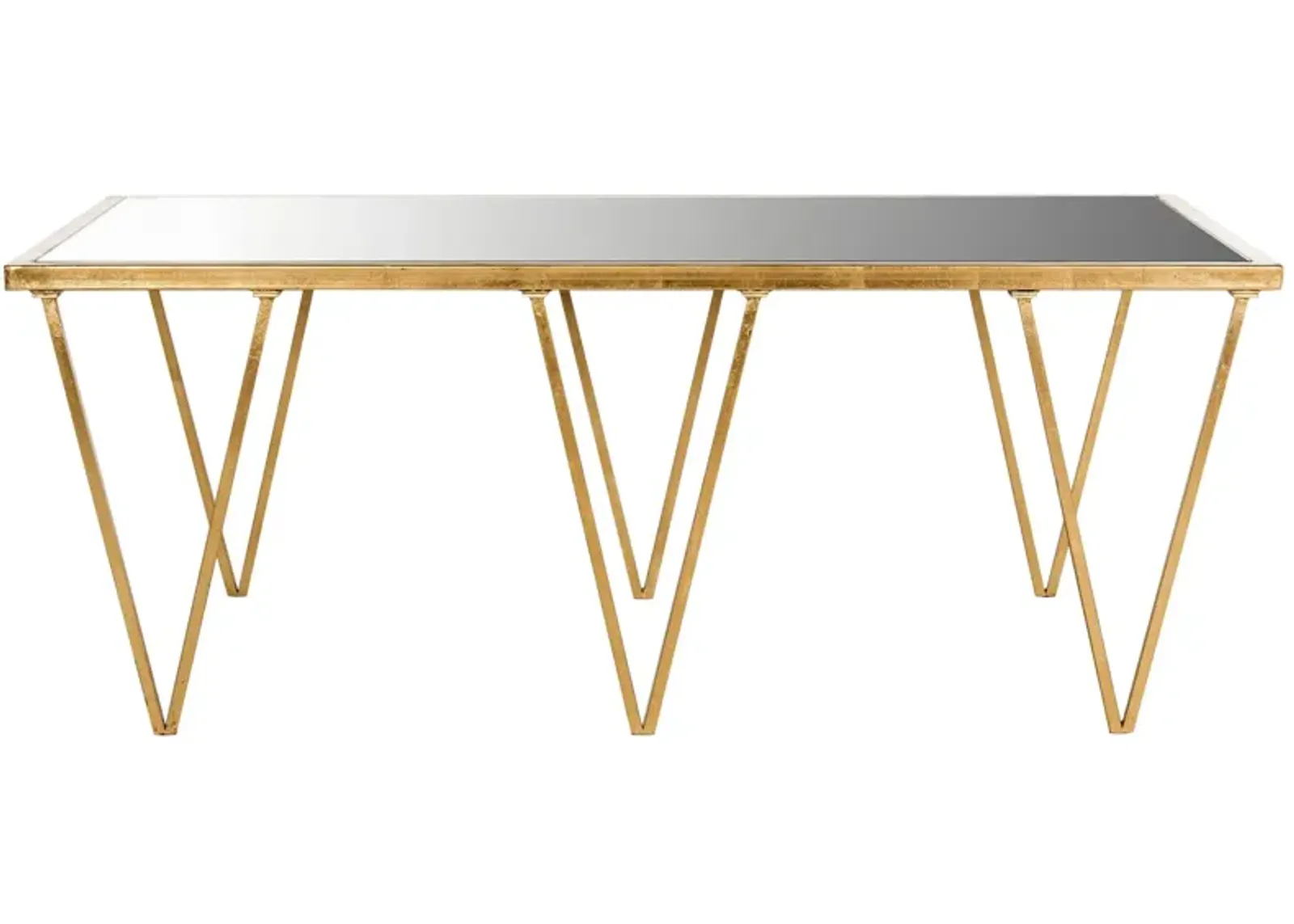 Mieka Coffee Table in Gold by Safavieh