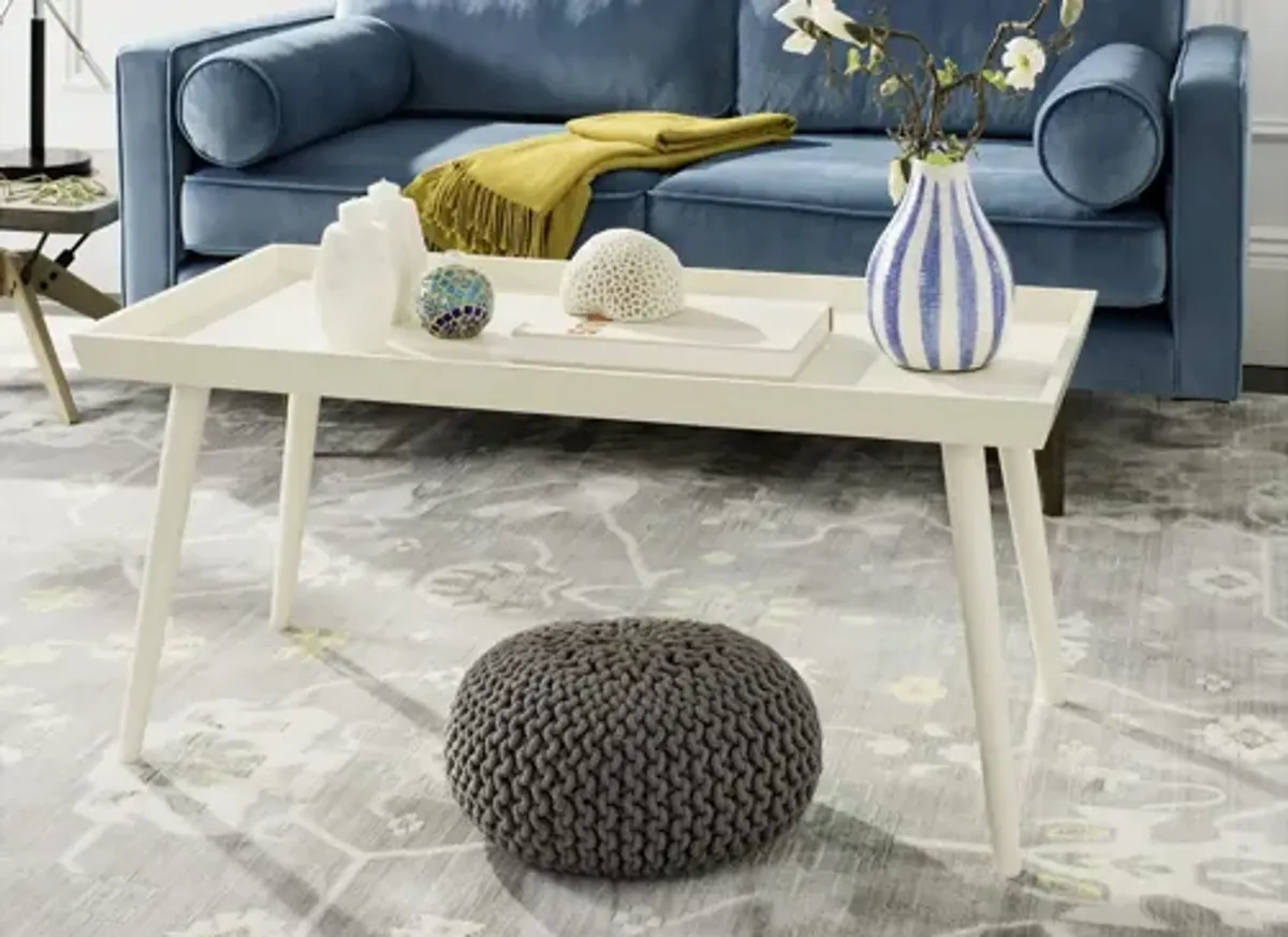 Myrtis Coffee Table With Tray Top