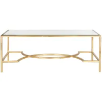 Navarro Coffee Table in Gold by Safavieh