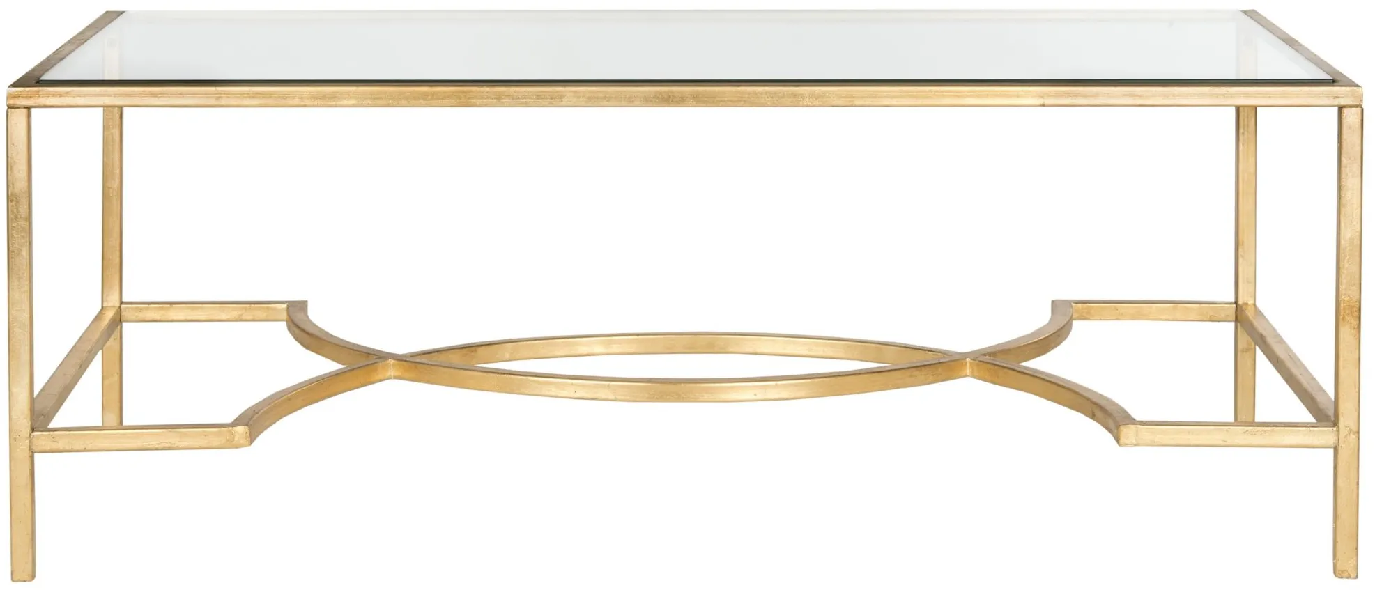 Navarro Coffee Table in Gold by Safavieh