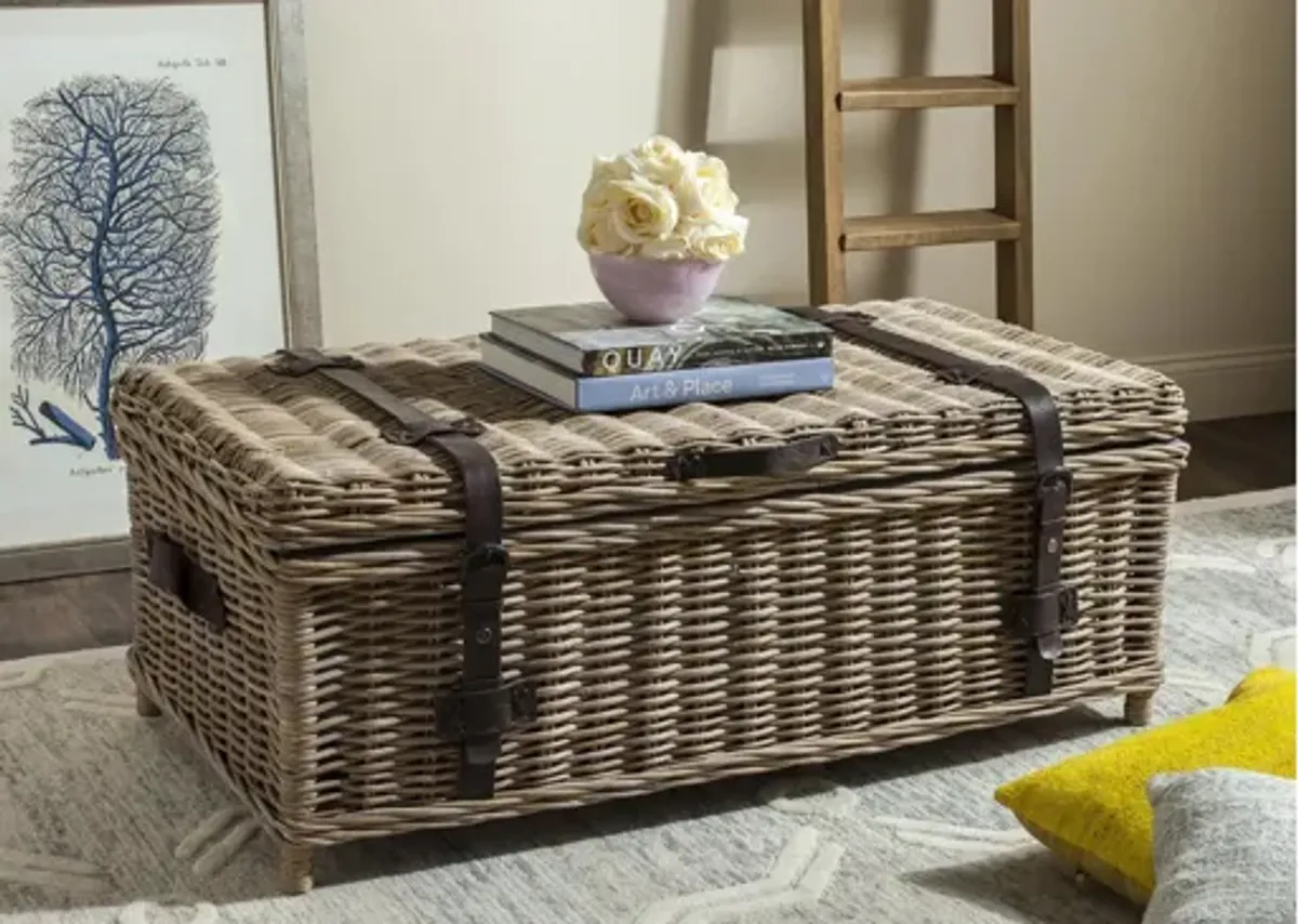 Oren Rattan Coffee Table Trunk