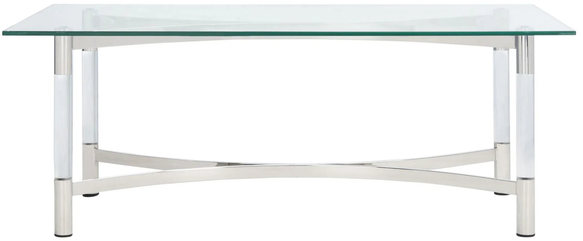 Rori Coffee Table in Silver by Safavieh