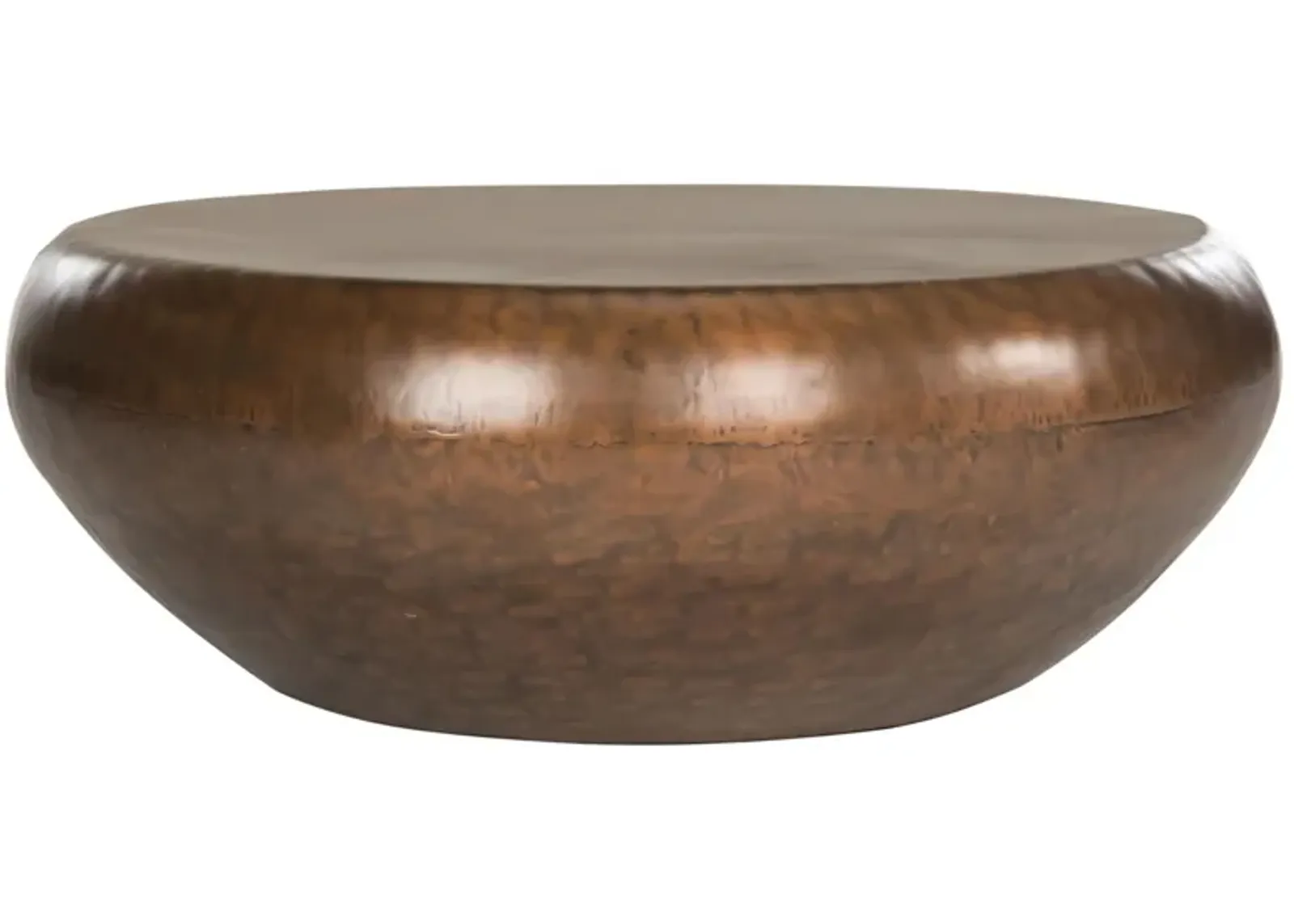 Shayla Coffee Table in Copper by Safavieh