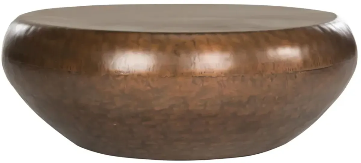 Shayla Coffee Table in Copper by Safavieh