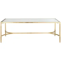 Shila Coffee Table in Gold by Safavieh