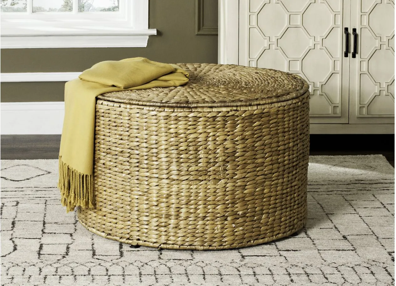 Stanis Wicker Coffee Table in Natural by Safavieh