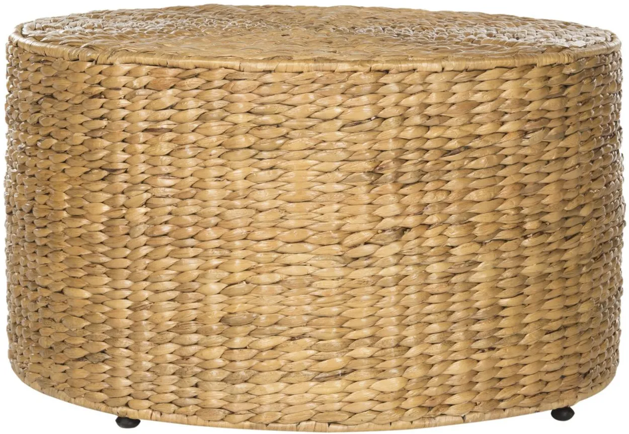 Stanis Wicker Coffee Table in Natural by Safavieh