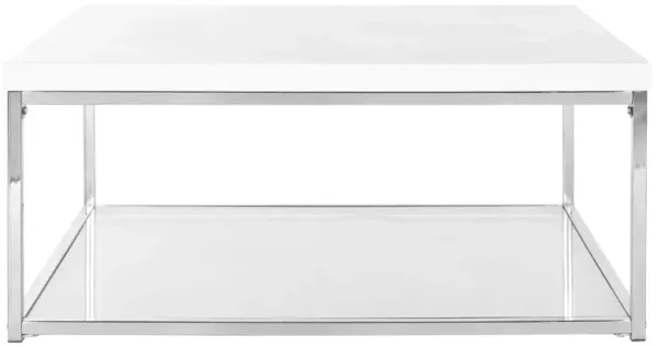 Thyme Chrome High Gloss Coffee Table