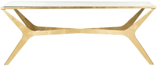 Vivian Gold Leaf Coffee Table