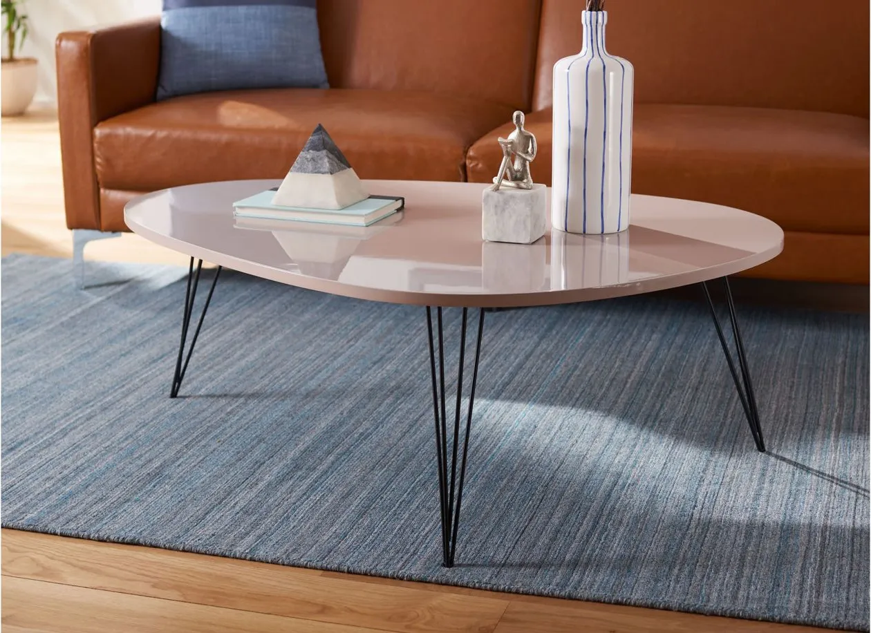 Werner Coffee Table in Taupe by Safavieh