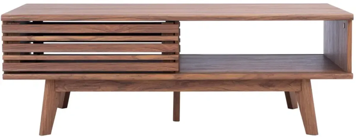 Woodruff Coffee Table in Walnut by Safavieh