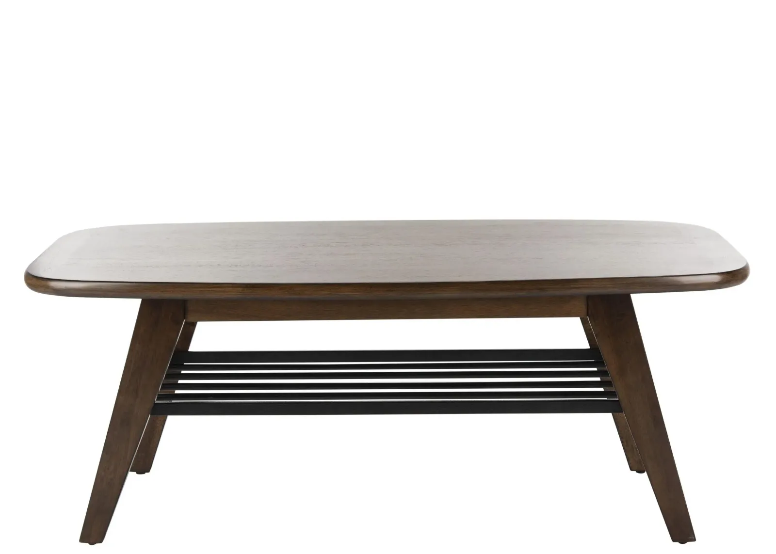 Wynton 2 Tier Coffee Table in Walnut by Safavieh