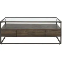 Renault Rectangular Cocktail Table in Tobacco by Liberty Furniture