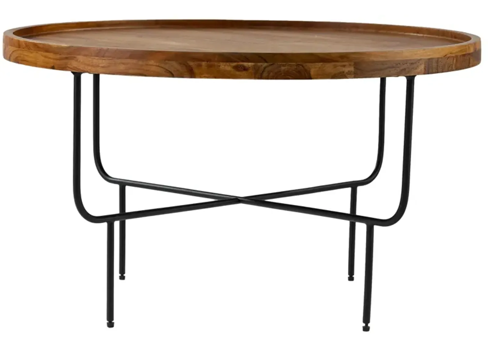 Bilston Round Cocktail Table in Natural by SEI Furniture