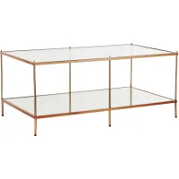 Jameson Cocktail Table in Gold by SEI Furniture